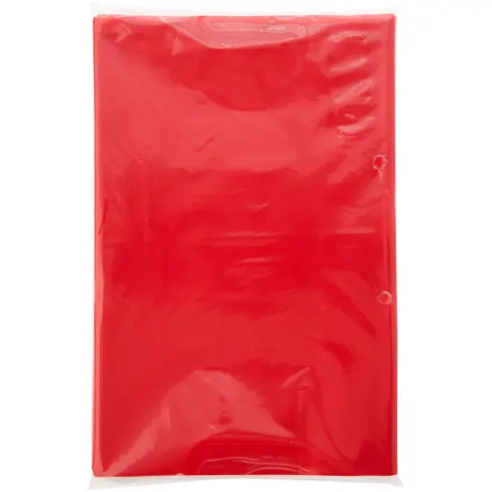 Plymor 6" x 9", Red 2 Mil Flat Open Plastic Poly Bags {5}
