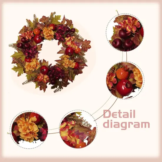 Fall Wreaths for Thanksgiving & Halloween {2}