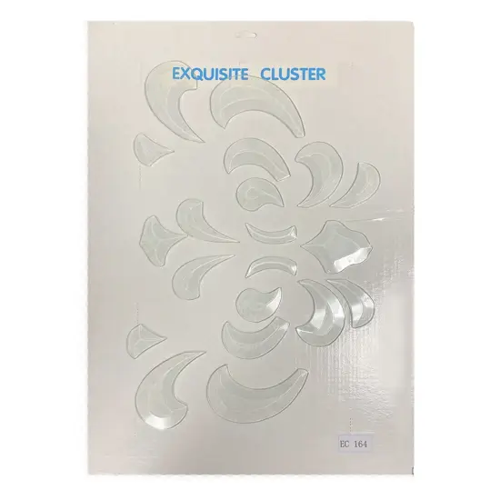 10" x 20" Exquisite Clear Glass Bevel Cluster EC164 {3}