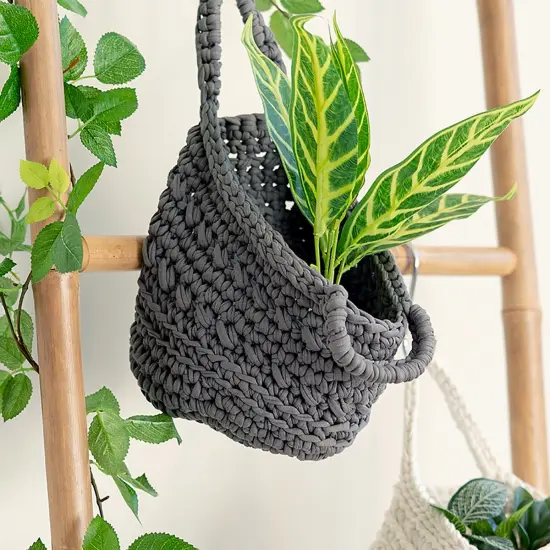 Hoooked Revisto Basket Kit W/Zpagetti Yarn {5}