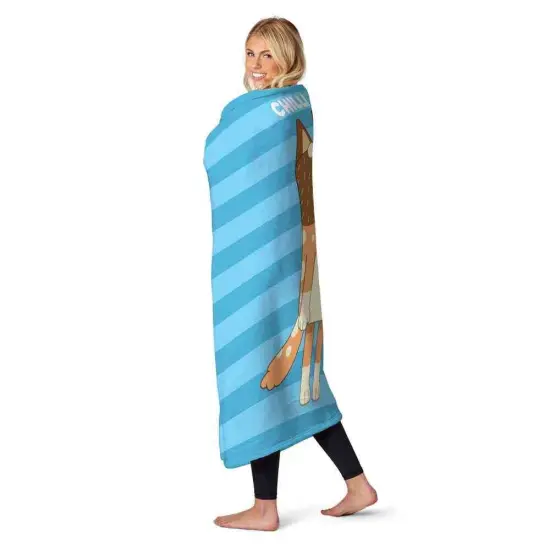 Bluey Roll Call Silk Touch Throw Blanket 50&times;60 Inches Chilli {2}