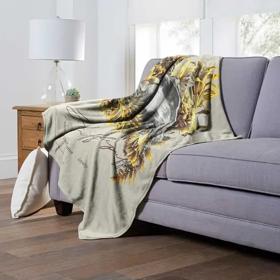 Warner Brothers Harry Potter Houses Silk Touch Throw Blanket Hufflepuff {3}