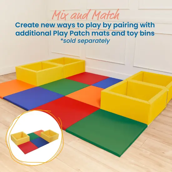 Play Patch Activity Mat Squares, Modular Playmat, 4-Pack Assorted {5}