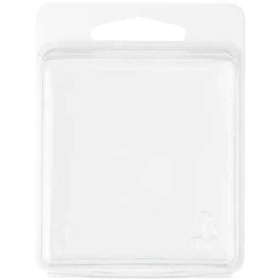 Collecting Warehouse Clear Plastic Clamshell Package / Storage Container, 2.56" H x 2.44" W x 1.25" D {1}