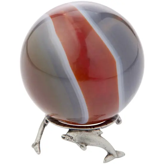 Bard's Pewter Egg Stand/Holder, Dolphins, 0.875" Diameter (Fits Hen Sized Eggs) {5}