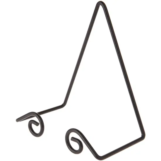 Bard's Black Wall Mountable Platter Hanger, 7" H x 5.5" W x 3.5" D (For 9.5" - 10.5" Platters) {1}