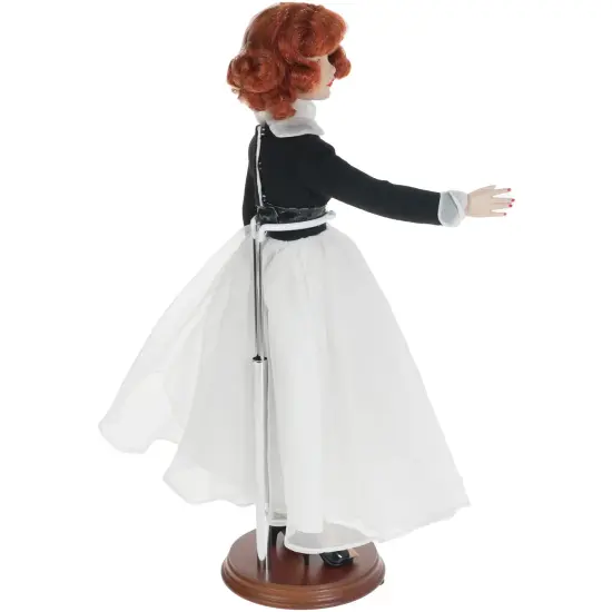 Bard's 54-0053 Chrome and Wood Doll Stand, Fits 17 to 22 inch Slim Waist Dolls, Waist is 1.25 to 2.25 inches Wide {3}