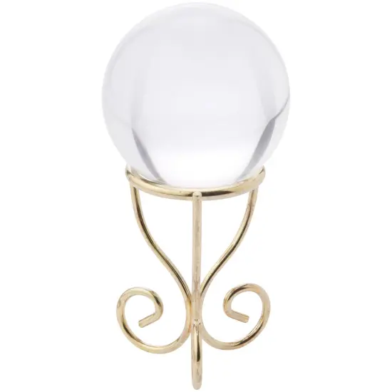 Bard's Brass-toned Egg Stand/Holder, Scroll Leg, 1.375" Diameter {3}