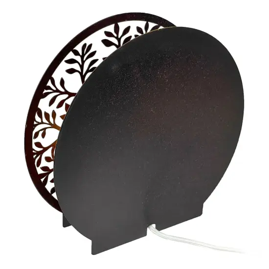 Tree of Life Metal Accent Light - 8" Plug-In Table Lamp {4}