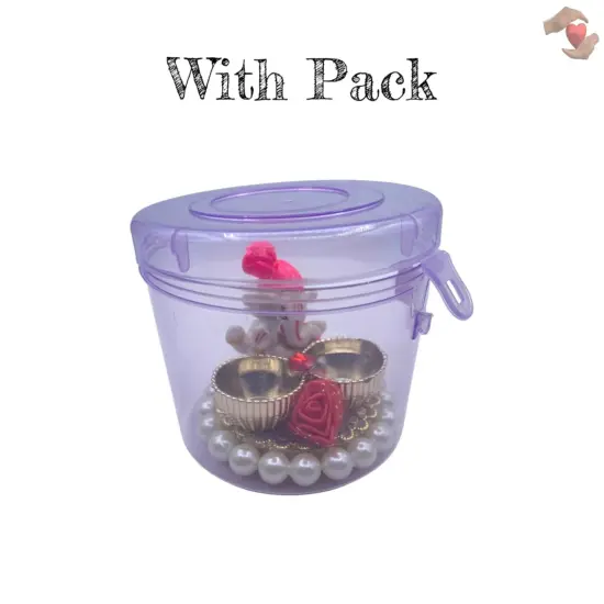 Pack of 4 Bulk Decorative Plate Indian Pooja Thali with Ganesh Murti Artificial Flower and Bowls Haldi Kumkum Platter Teej Diwali Pooja Return Gift Housewarming Gift {6}