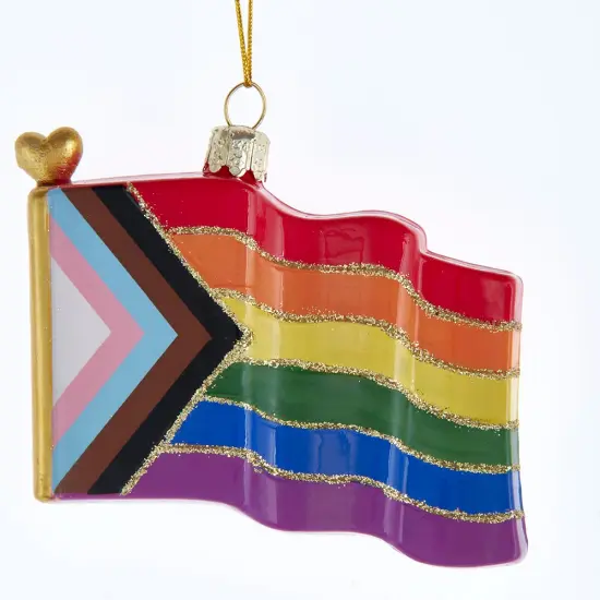 3.5" Pride Flag Ornament {1}