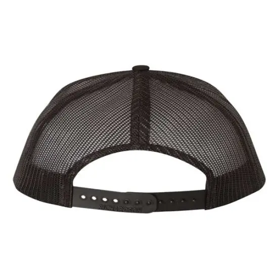 Richardson&reg; Snapback Trucker Cap White/ Black {2}