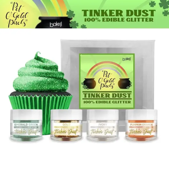 Bakell - St. Patty's Day Pot O' Gold Collection Tinker Dust® Glitter Combo Pack B (4 PC SET) {1}