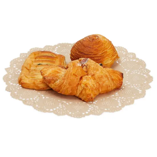 250 Pack Round Paper Placemats for Cakes, Desserts, Light Brown Doilies for Food, Formal Events (12 In) {4}