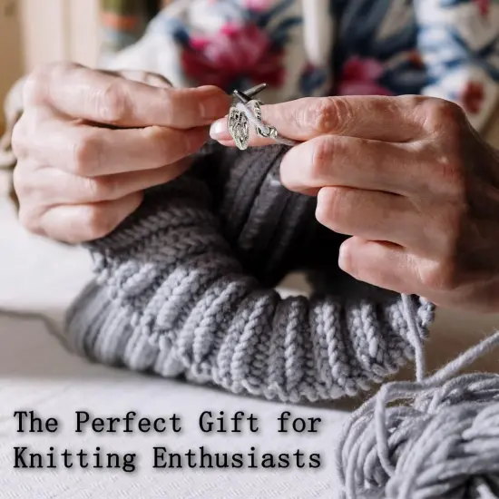 8 Adjustable Peacock Crochet Rings {4}