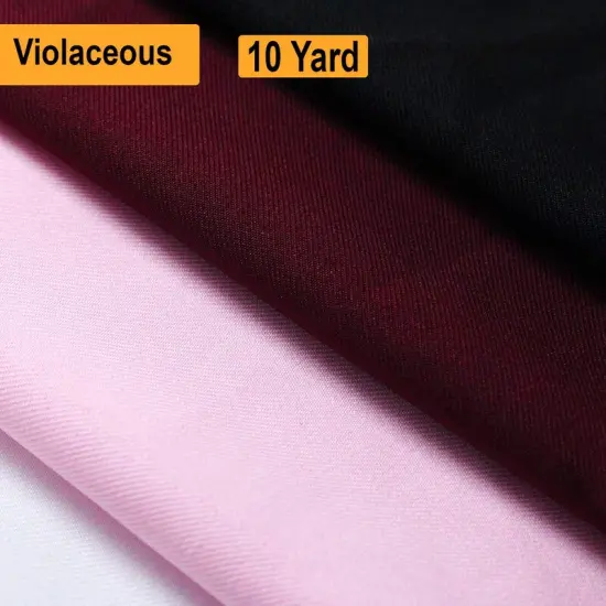 Gabardine Solid 100% Poly Woven Violaceous {1}