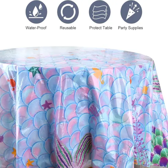 Mermaid Party Decoration Table Covers {4}