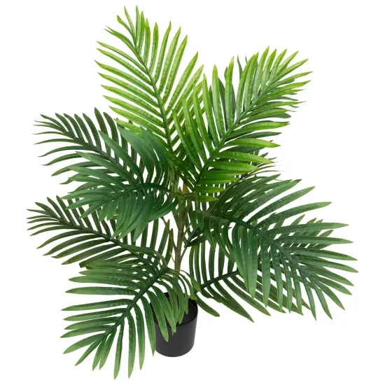 Northlight Potted Artificial Areca Palm Plant - 23.5" Green {6}