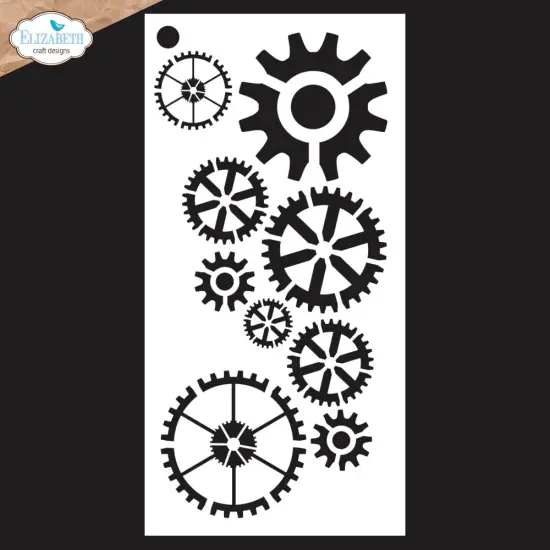 Elizabeth Craft Stencils 4/Pkg-Journal Stencils 8 {6}