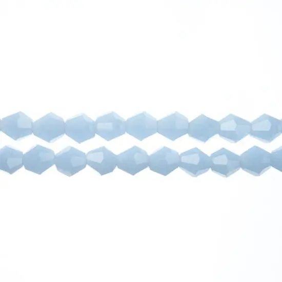 Crystal Lane DIY 2-Strand 7in Opaque Finish Glass Bicone Bead Strands {2}