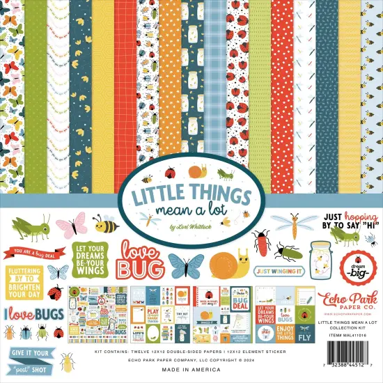 Echo Park Collection Kit 12"X12"-Little Things Mean A Lot {1}