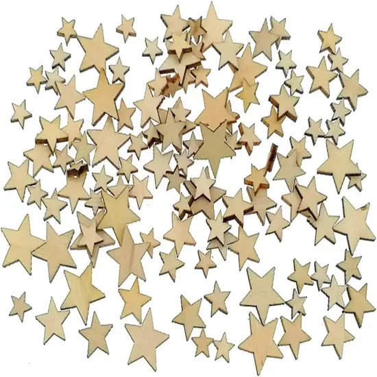 Natural Wood Unfinished Cutout Veneers Slices {5}