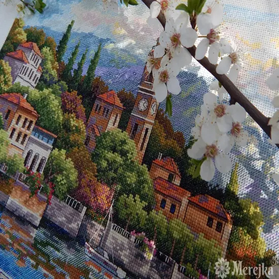 Lago di Como K-175 Counted Cross-Stitch Kit {6}