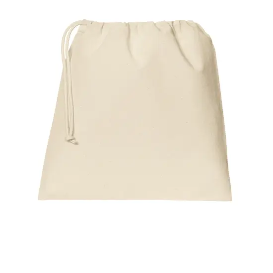Port Authority&reg; Core Cotton Drawstring Bag {4}
