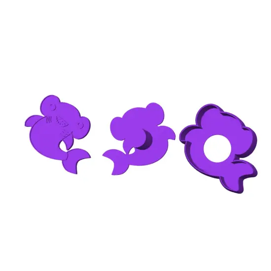 Shark Cake Pop Mold W Embosser Hammer Head {3}