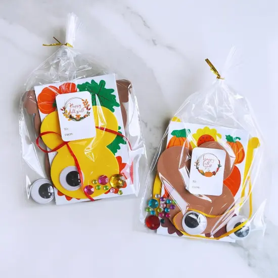 24 Sets Fall Craft Kits Autumn Crafts DIY Fall Owl Ornaments Decorations {4}