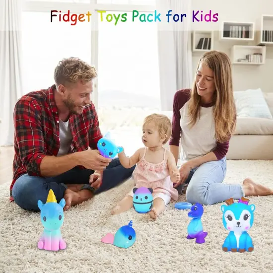 Slow Rising Galaxy Squishy Toys Set - 6 Pack {5}