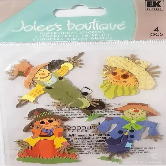 Jolee's Boutique Scarecrows Dimensional Stickers {1}