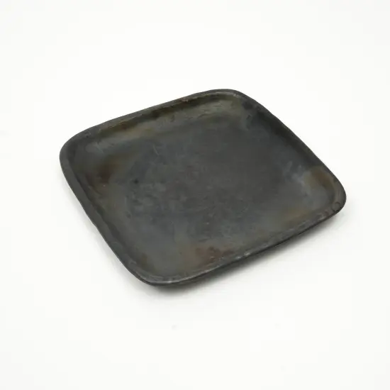 Handcrafted Longpi Pottery Square Shape Plate - 9.5" X 9.5" {4}