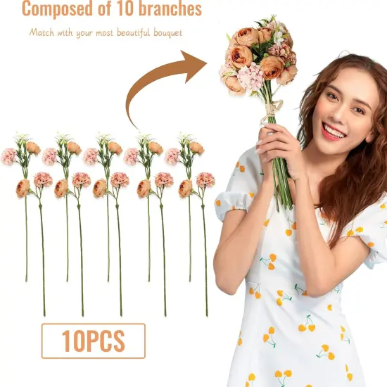 10pcs Artificial Flowers Bouquets {4}