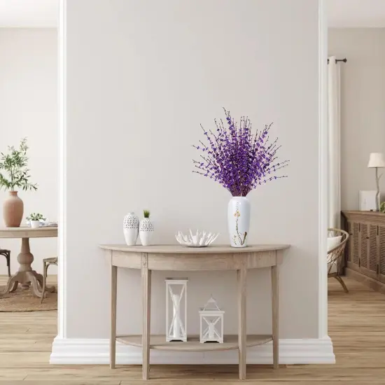 10 Pcs 29.5&rsquo;&rsquo; Long Artificial Jasmine Flowers (Dark Purple） {2}