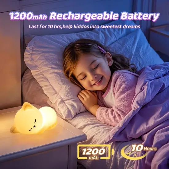 16 Colors Cat Lamp Cute Lamp {4}