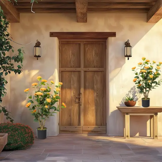 Artificial Camellia Tree {3}