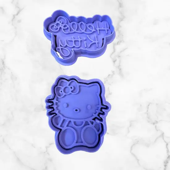 Cute Cat & friends Fondant and Cookie Cutter from Mini to 3.5 {5}