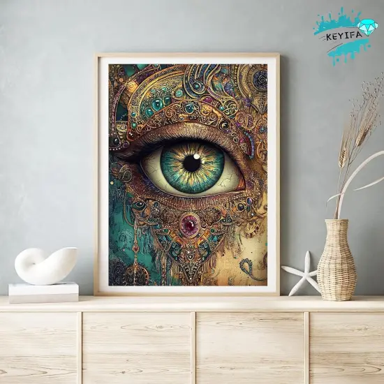 5D DIY Eye Diamond Painting Kits for Adults {3}
