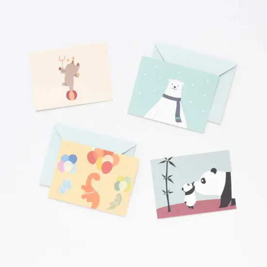 Message Befriend ver.2 Card - Mix 40 Mini Single cards, 20 envelopes Package {3}