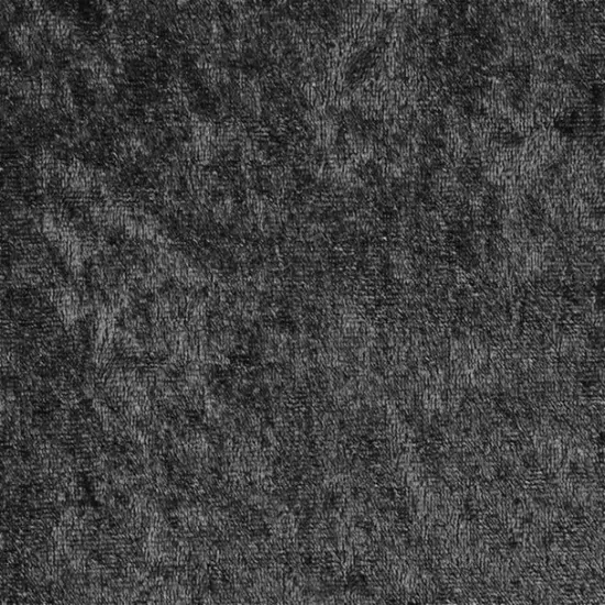 1 Yard Charcoal Crushed Velvet Apparel Fabric 100% Polyester 58/60&rdquo; Wide {2}