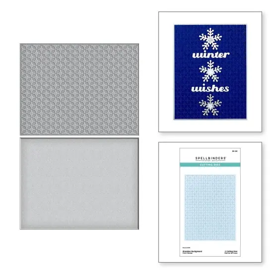 Spellbinders Etched Dies From Home For The Holidays-Starshine Background {5}