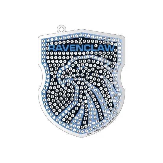 Camelot Dots Diamond Art Kit 2.625"X3.14" -Harry Potter Ravenclaw Crest Charm {5}