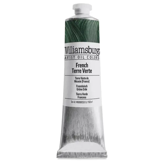 Williamsburg Handmade Oil Paint - French Terre Verte, 150 ml tube {2}