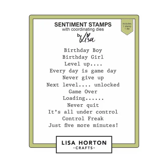 Lisa Horton Crafts Stamp And Die Set-Loading.. {1}