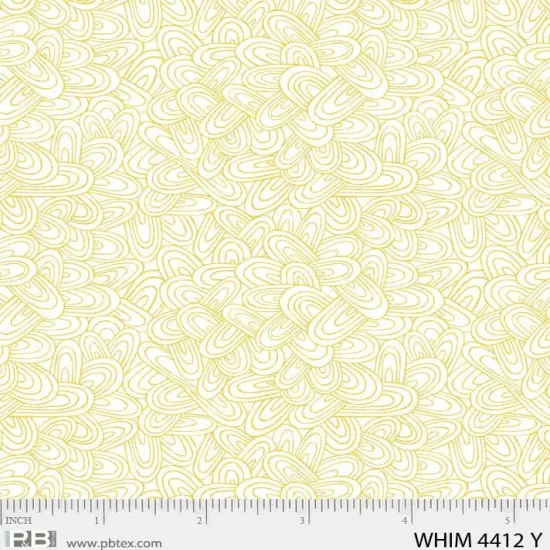 Yellow Whimsy Just Swell 44"/45" Fabric Per Yard {1}