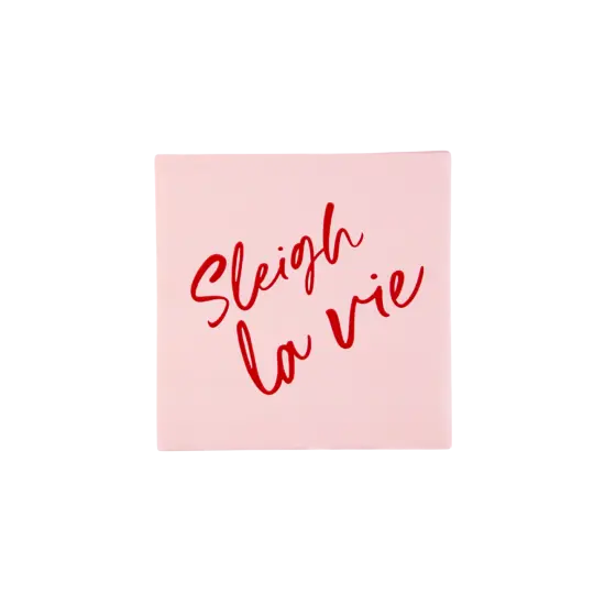 SLEIGH LA VIE COCKTAIL NAPKINS {1}