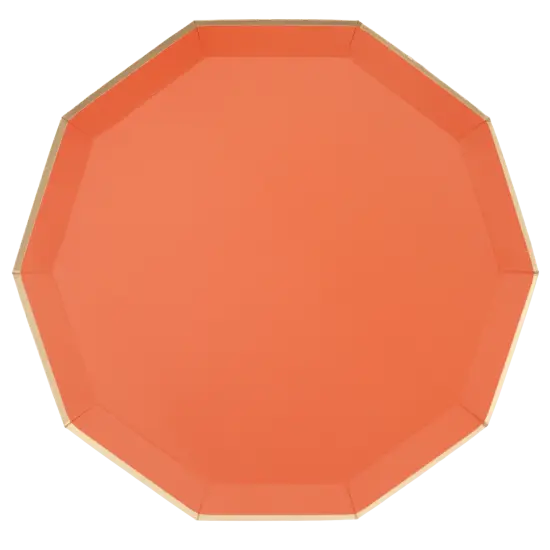 SUNKISSED ORANGE SIGNATURE LARGE PLATES {1}