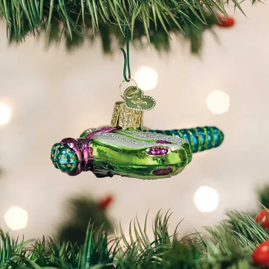 Old World Christmas 1.0 Inch Dainty Dragonfly Tree Ornament , Insect Green {5}