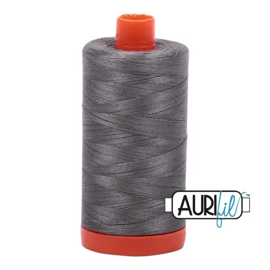 5004 Grey Smoke Aurifil Cotton 50wt Large Spool {1}